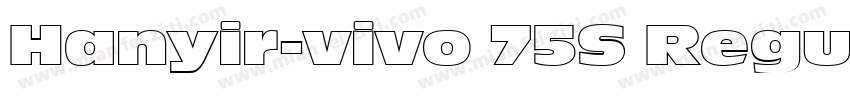 Hanyir-vivo 75S Regu字体转换